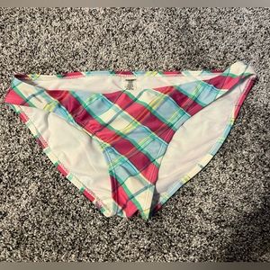 Old Navy Plaid Bikini Bottoms